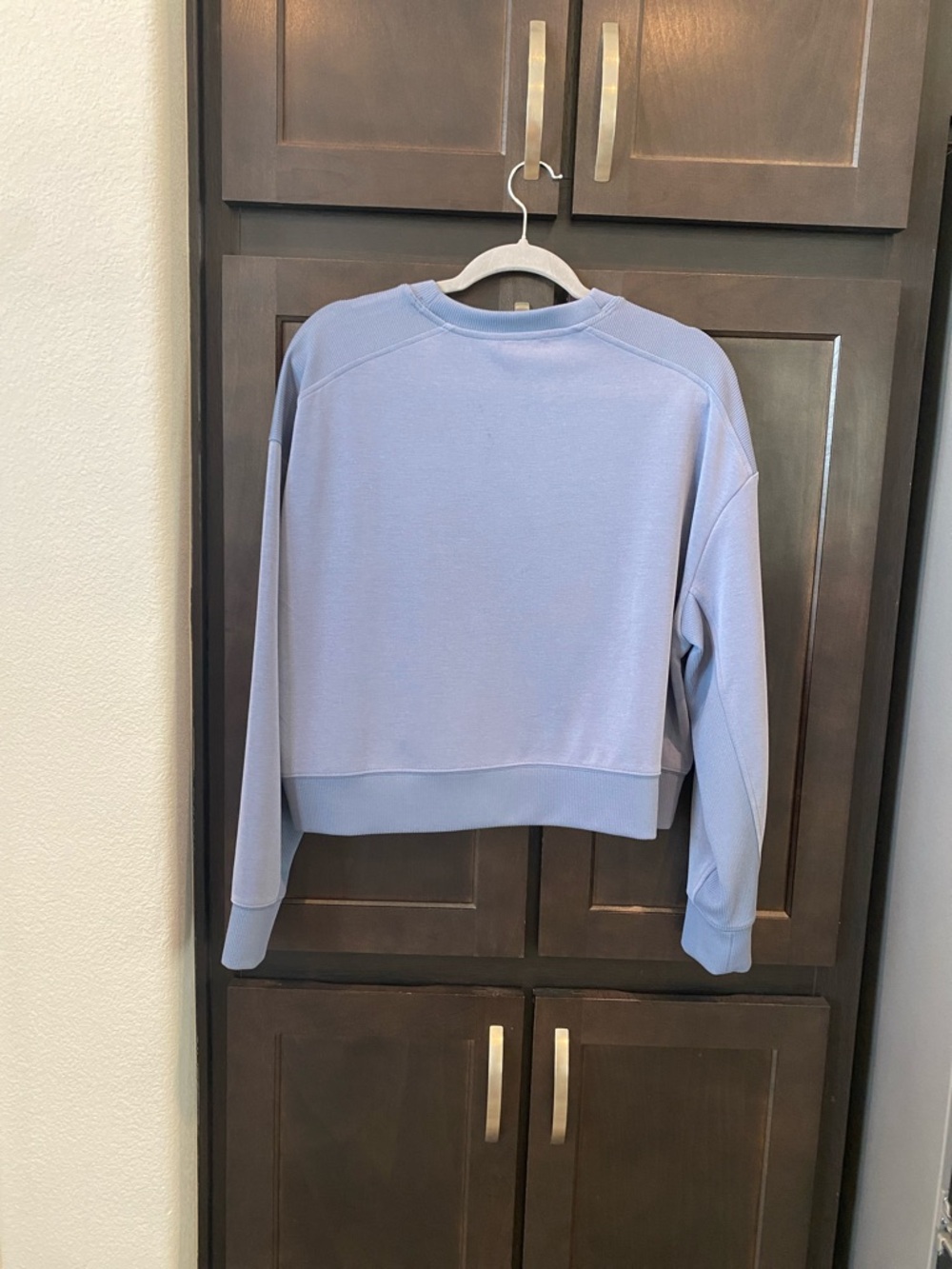 Athleta Light Periwinkle Crewneck Sweatshirt - Picture 2 of 3